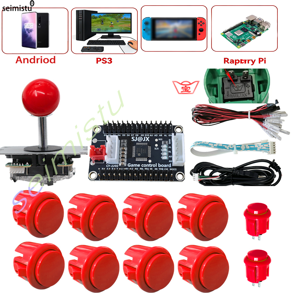 Arcade Button Pcb - 1 Player DIY Arcade USB Zero