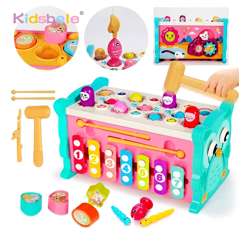 Kids Montessori 8 in 1 Fishing - Whack A Mole Arcade recension och pris