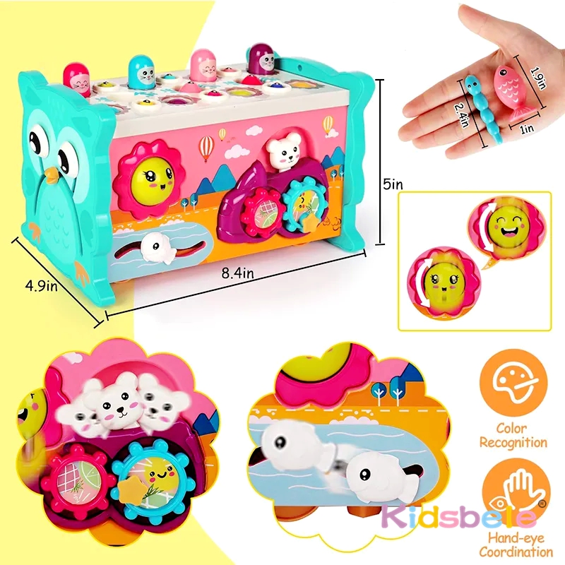 Kids Montessori 8 in 1 Fishing - Whack A Mole Arcade recension och pris