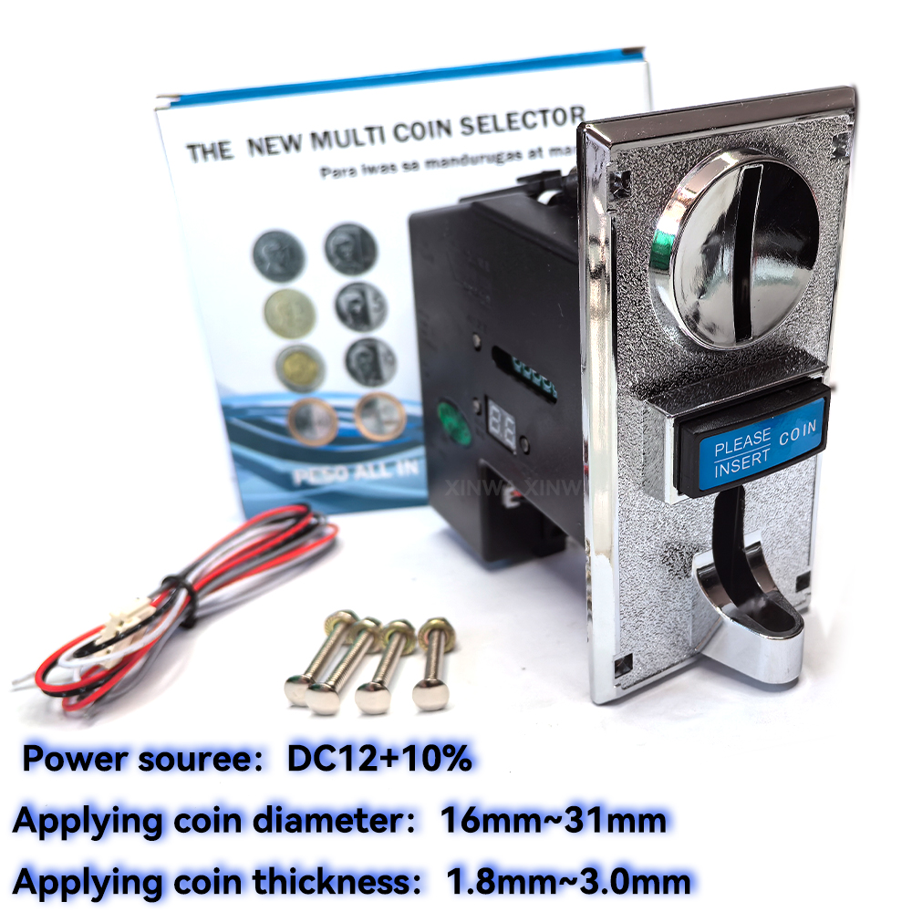 Multi Coin Acceptor Game Tokne - Arcade Button Pcb recension och pris