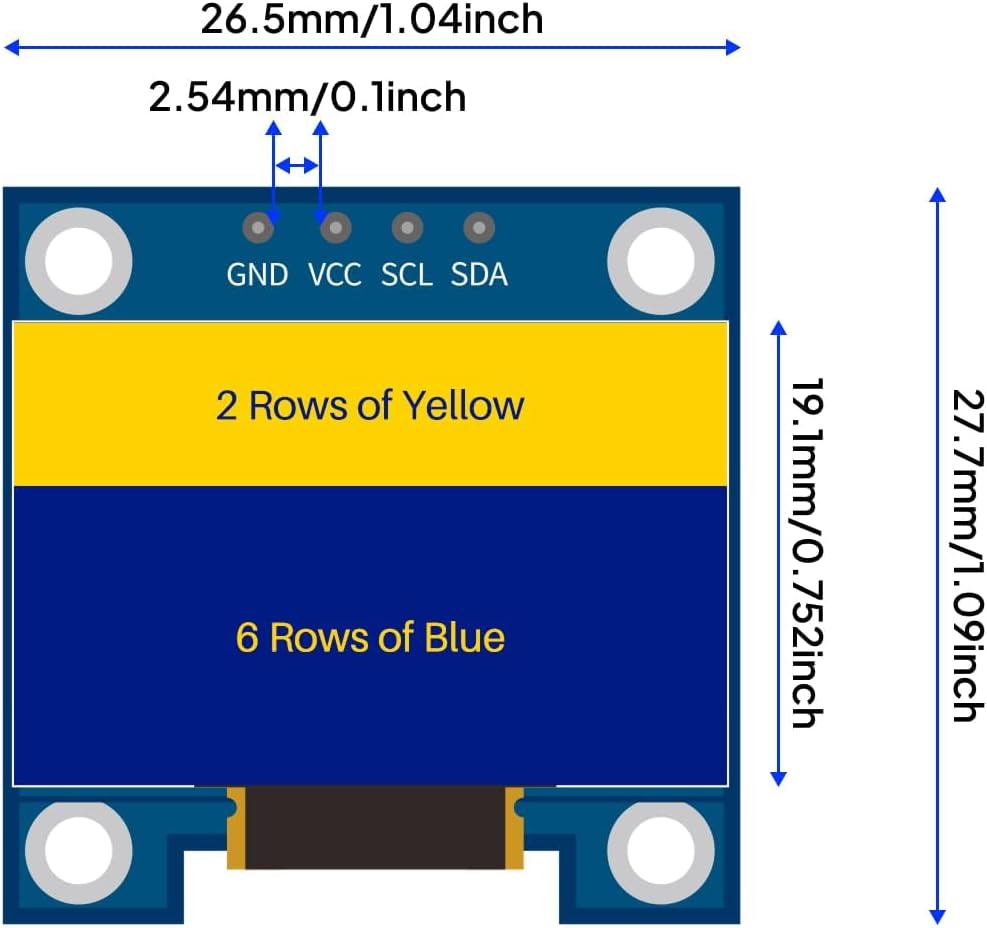 3PCS 0.96 Inch OLED Display Sc - Arduino Vending Machine Project recension och pris