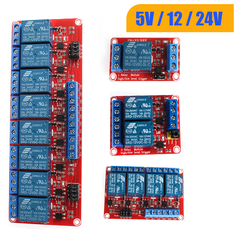 1PCS 5V 12V 24V 1/2/4/8 Channe - Arduino Vending Machine Project recension och pris