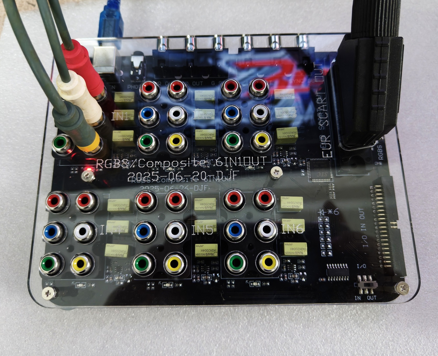 RGBS Automatic 6 In 1 Out Dist - Arcade Button Pcb recension och pris
