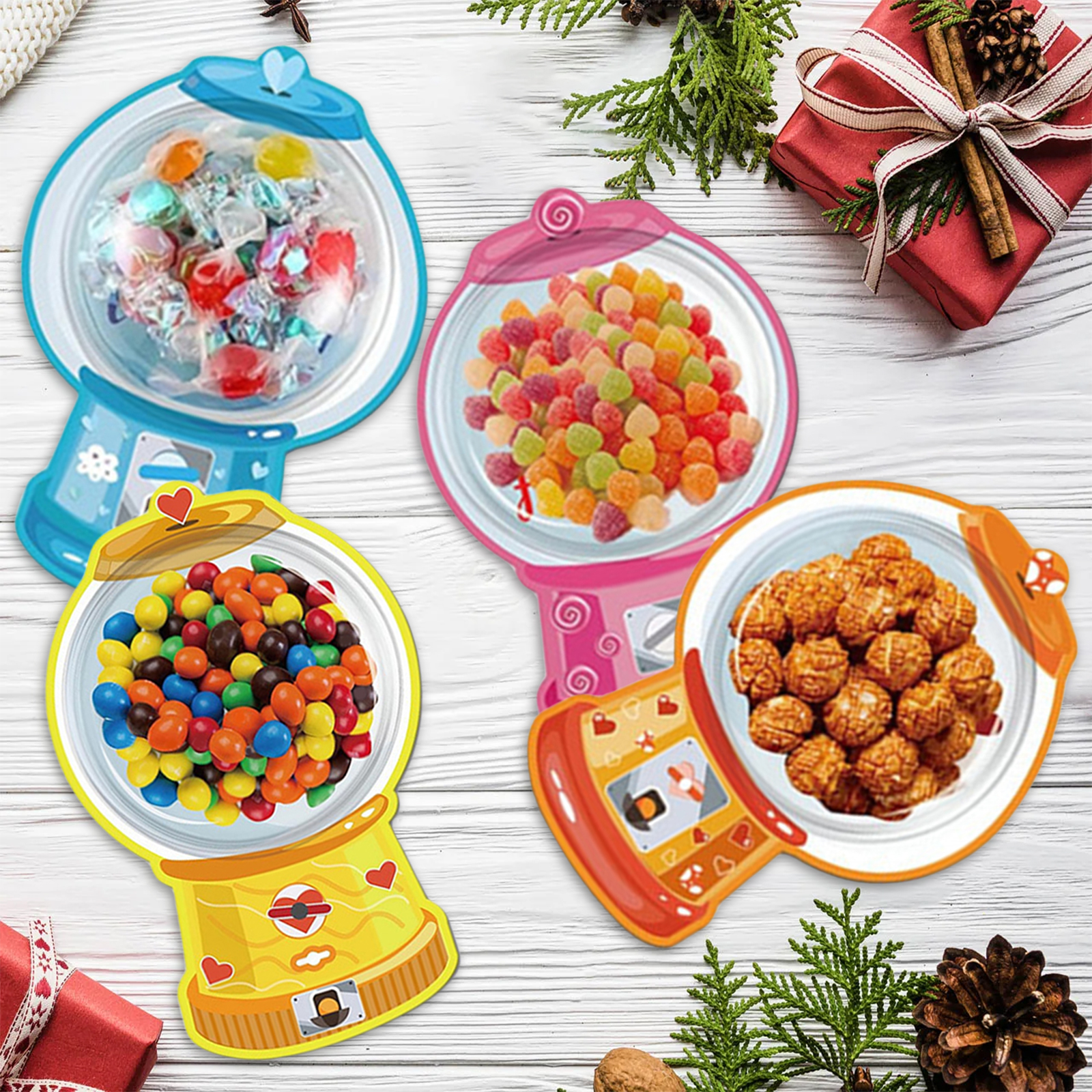 18/36Pack Kids Valentines Day  - Bubble Gum Machine recension och pris
