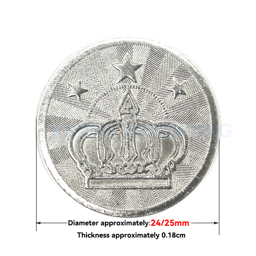 100PCS  Coins Tokens Stainless - Coin Pusher Machine recension och pris