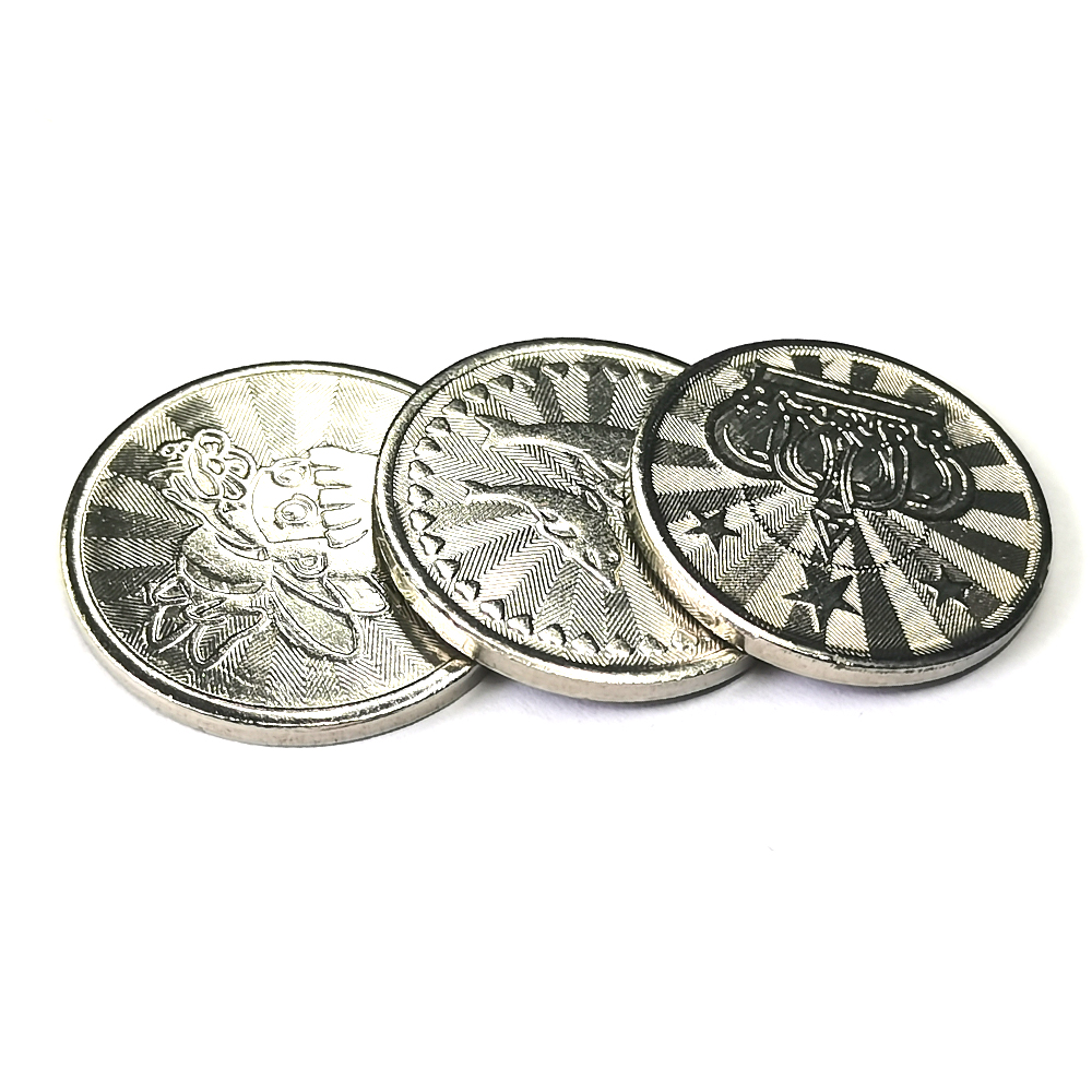100PCS  Coins Tokens Stainless - Coin Pusher Machine recension och pris