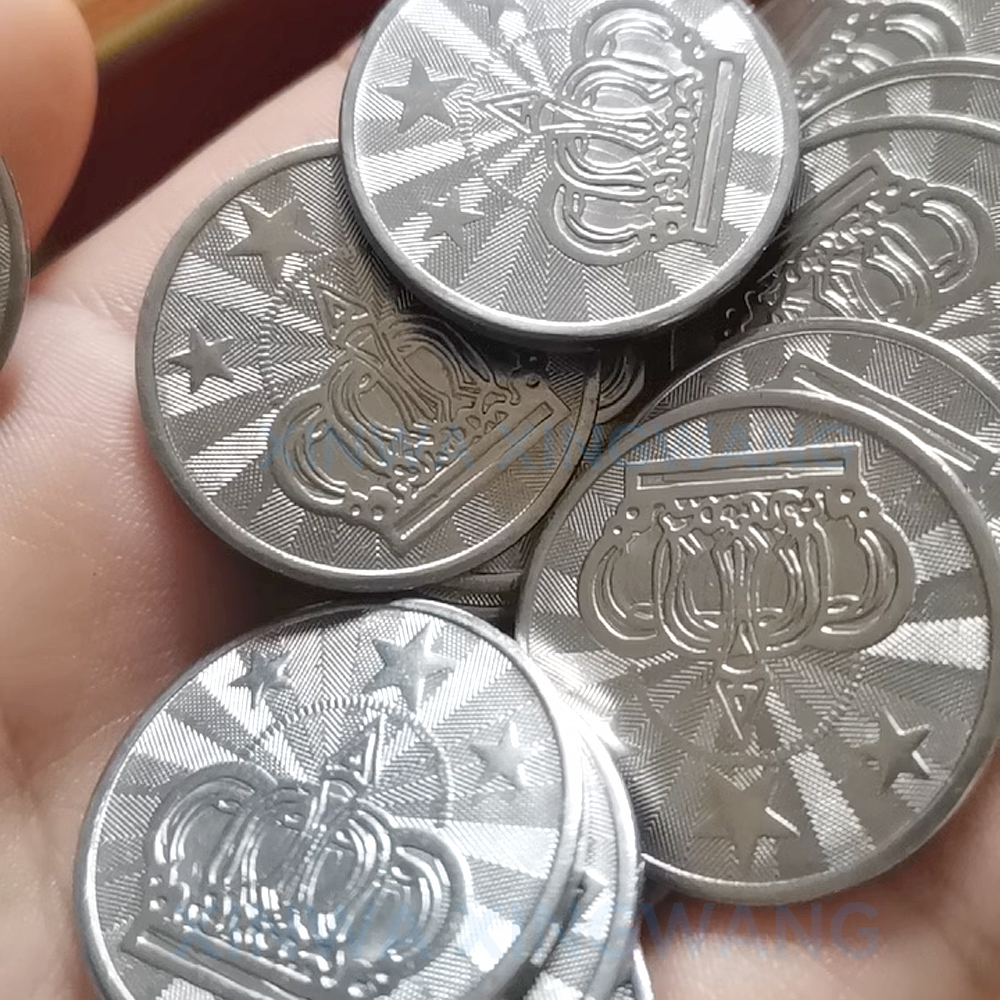 100PCS  Coins Tokens Stainless - Coin Pusher Machine recension och pris