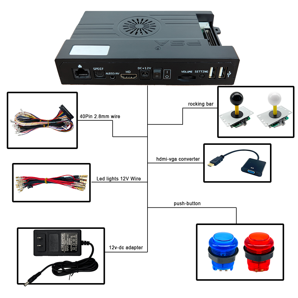 3D WiFi 10888 in 1 Pandora Sag - Arcade X recension och pris