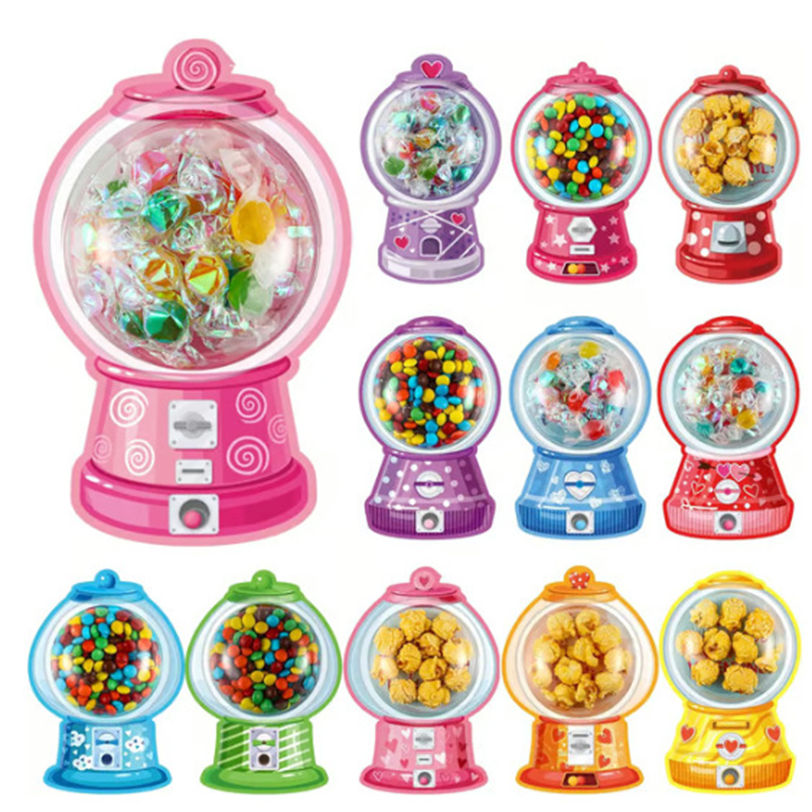 36/18 Pack Valentine Greeting  - Bubble Gum Machine recension och pris