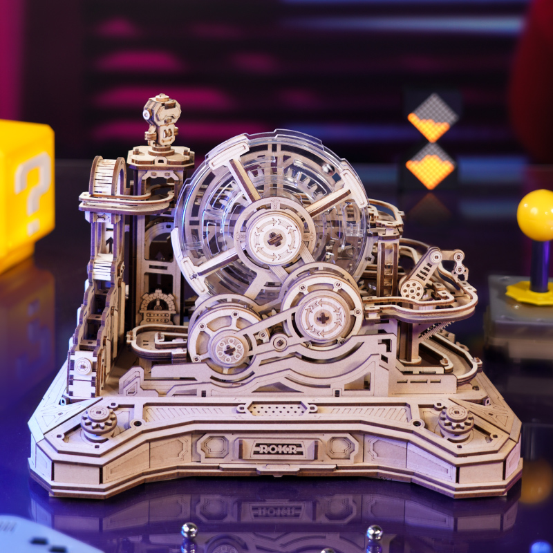 Robotime Rokr Pinball Model Ge - Pinball Machine recension och pris