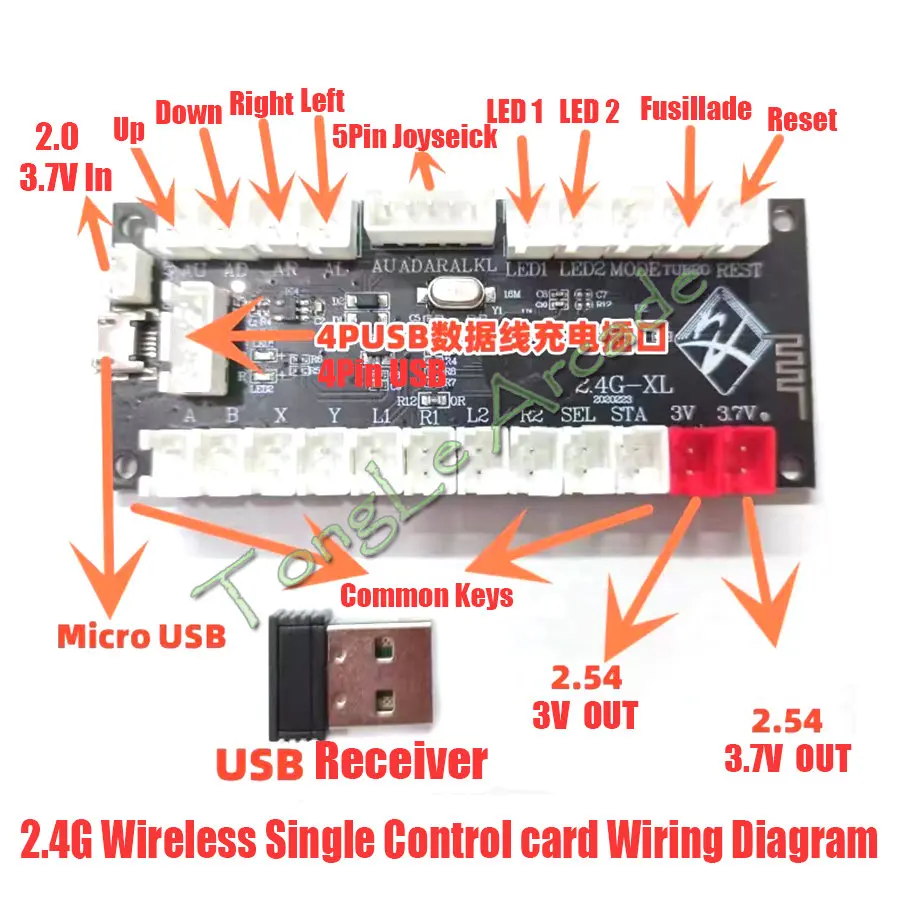 Zero Delay-Wireless USB Encode - Arcade Button Pcb recension och pris