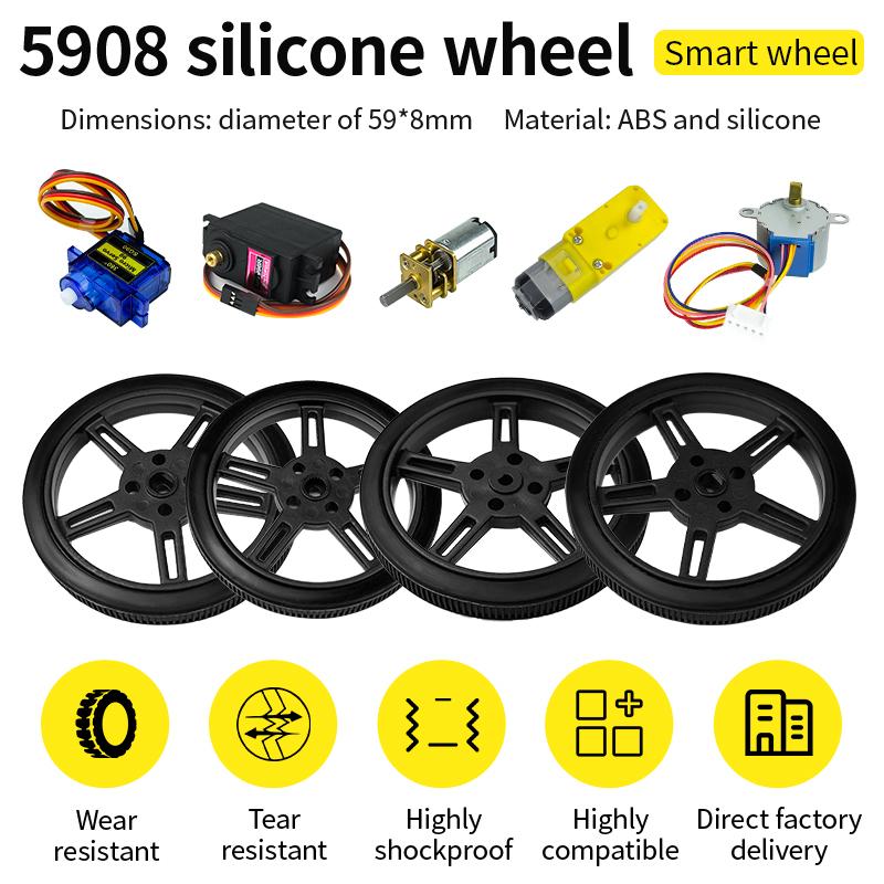 5908 Silicone Tire Wheel 360-d - Arduino Vending Machine Project recension och pris