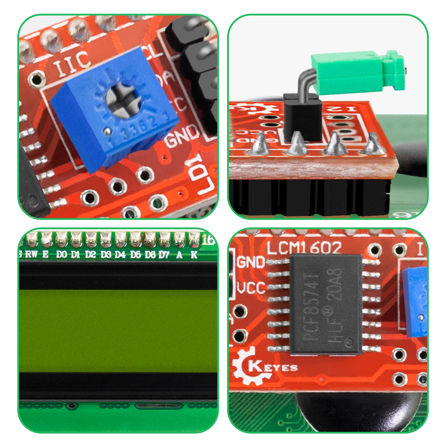 KEYES DC 3.3V LCD1602+I2C Modu - Arduino Vending Machine Project recension och pris