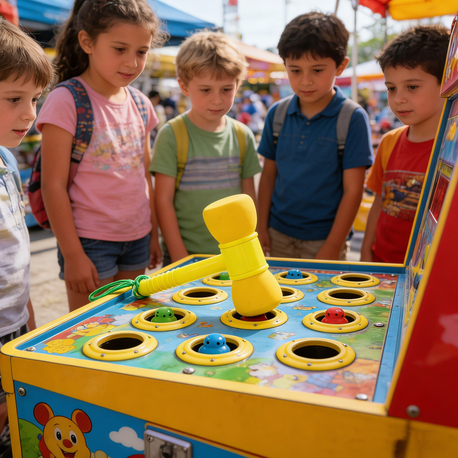 Interactive Mole Game Hammer - - Whack A Mole Arcade recension och pris